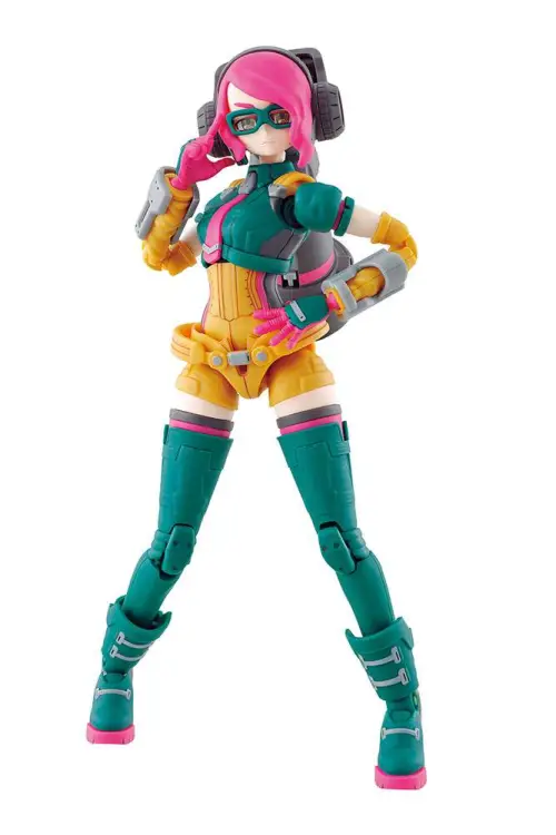 GIRL GUN LADY - Lady Commander White - Zestaw modelarski
