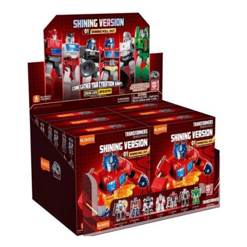 TRANSFORMERS - Shining Version 01 - Zestaw modelarski Blokees Display 6 szt.