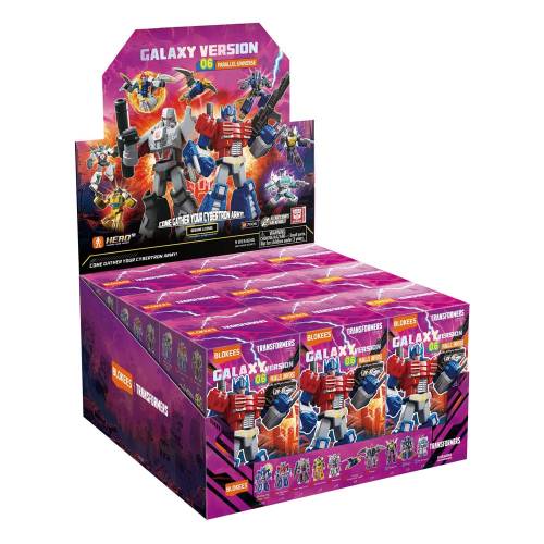 TRANSFORMERS - Galaxy Version 06 - Zestaw modelarski Blokees Display 9 szt.