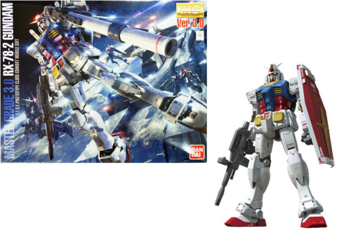GUNDAM - Model Kit - Master Grade - RX-78-2 Gundam Ver 3.0 - 18 CM