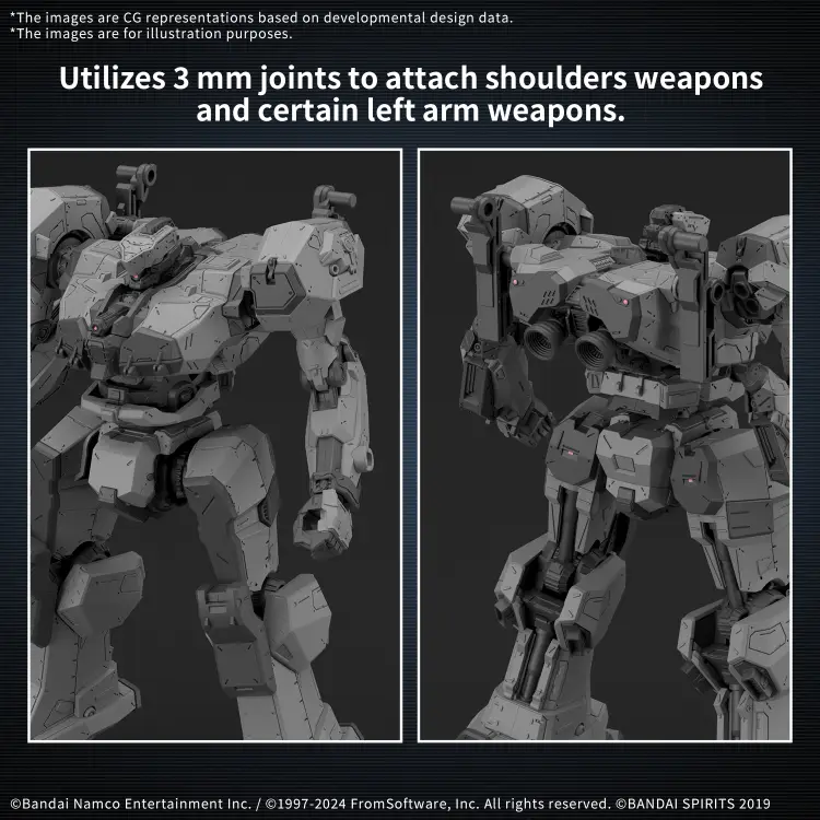 ARMORED CORE VI - Balam Industries BD-011 Melander - Zestaw modelarski