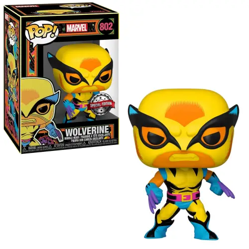 Funko POP! Wolverine - Blacklight - Marvel #802