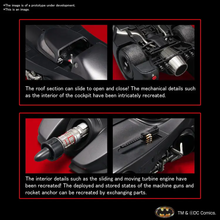 DC COMICS - Batman 1/35 Batmobil - Zestaw modelarski