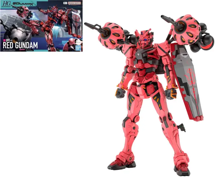 GUNDAM - HG 1/144 Red Gundam - Zestaw modelarski GQuuuuuuX Series