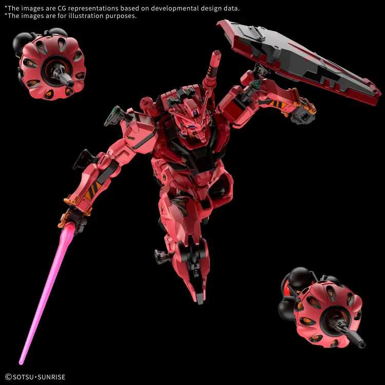 GUNDAM - HG 1/144 Red Gundam - Zestaw modelarski GQuuuuuuX Series