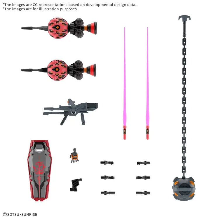 GUNDAM - HG 1/144 Red Gundam - Zestaw modelarski GQuuuuuuX Series