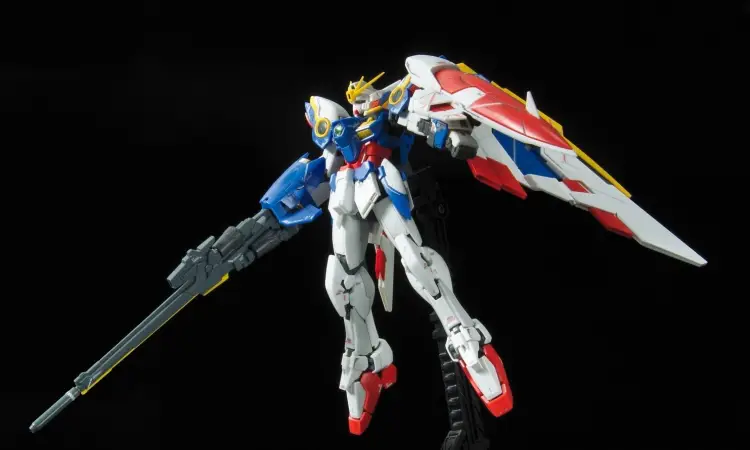 GUNDAM - RG 1/144 XXXG-01W Wing Gundam EW - Zestaw modelarski 13 cm