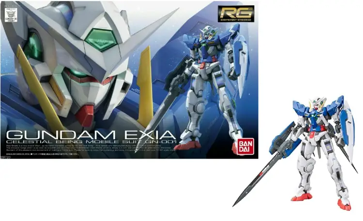 GUNDAM - RG 1/144 GN-001 Gundam Exia - Zestaw modelarski