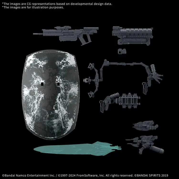 ARMORED CORE VI - Zestaw broni 05 - Zestaw modelarski