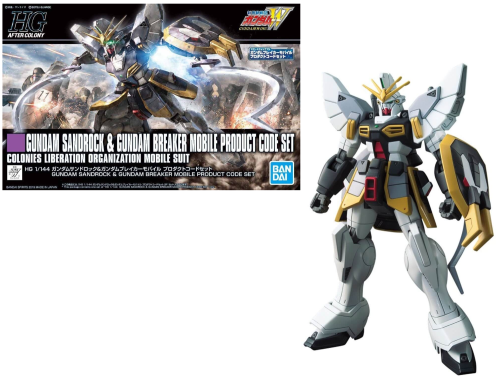 GUNDAM - HG 1/144 XXXG-01SR Gundam Sandrock & Breaker MPCS - Zestaw modelarski