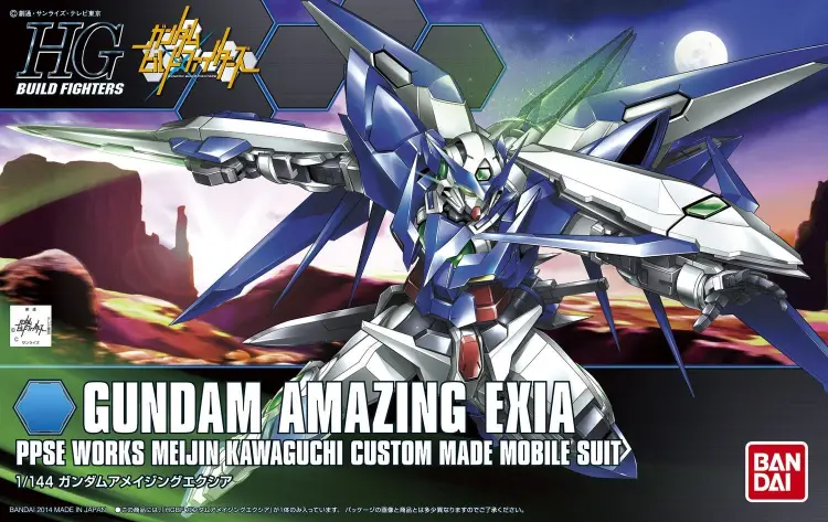 GUNDAM Build Fighters - Zestaw modelarski - HG 1/144 - Gundam Amazing Exia