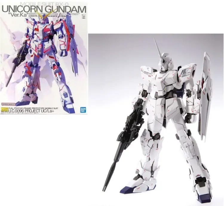 GUNDAM - MG 1/100 Unicorn Gundam Ver. Ka - Zestaw modelarski