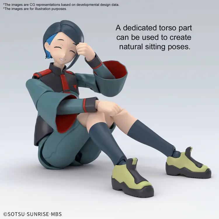 GUNDAM - Figurka-Rise Standard Nika Nanaura - Zestaw modelarski