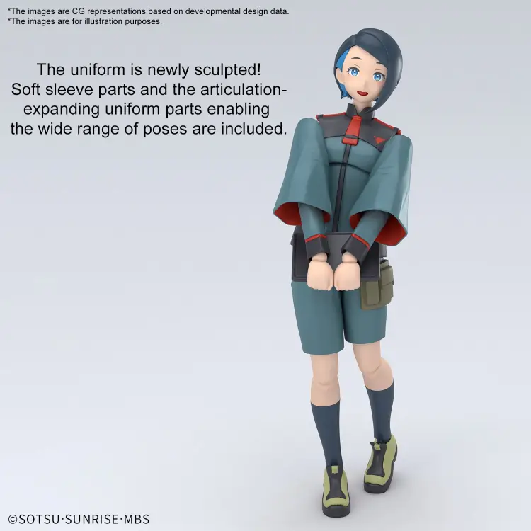 GUNDAM - Figurka-Rise Standard Nika Nanaura - Zestaw modelarski