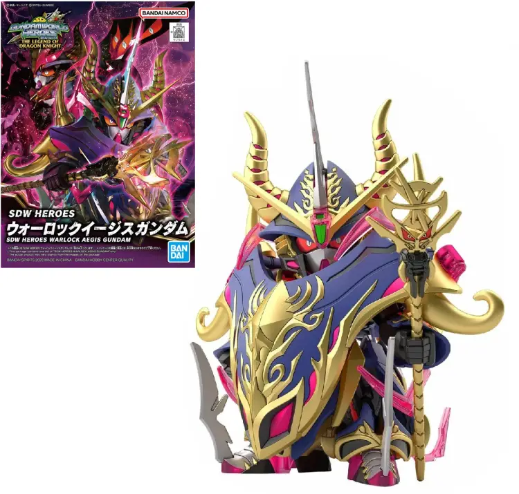GUNDAM - SDW Heroes Warlock Aegis Gundam - Zestaw modelarski