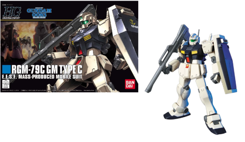 GUNDAM - HGUC RGM-79C GM Typ C 1/144 - Zestaw modelarski