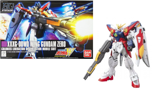 GUNDAM - HGAC Wing Gundam Zero - Zestaw modelarski - 13 cm