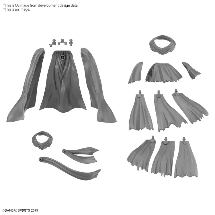30MM - 1/144 Option Parts Set 14 (Multi Cloth) - Zestaw modelarski