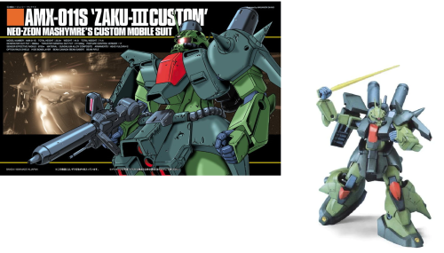 GUNDAM - 1/144 HGUC ZAKU III - Zestaw modelarski