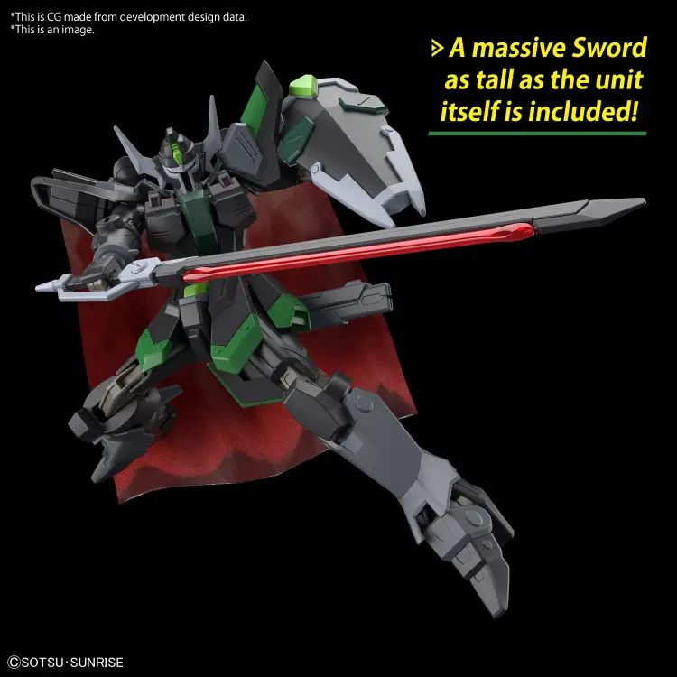 GUNDAM - HG 1/144 Black Knight Squad Rud-ro.A (wstępnie) - Zestaw modelarski