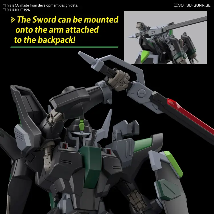 GUNDAM - HG 1/144 Black Knight Squad Rud-ro.A (wstępnie) - Zestaw modelarski