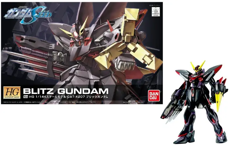 GUNDAM - HG R04 Blitz Gundam GAT-X207 1/144 - Zestaw modelarski