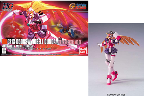GUNDAM - 1/144 HGUC Nobell Gundam Berserker Mode - Zestaw modelarski 13 cm