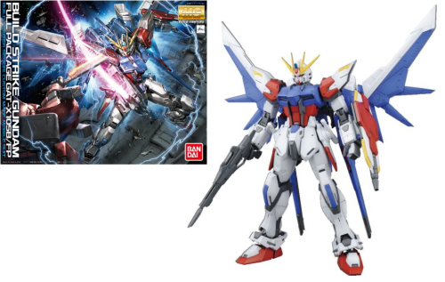 GUNDAM Build Fighters - Zestaw modelarski - MG 1/100 - Strike Gundam Full Pack