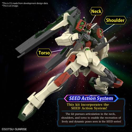 GUNDAM - HG 1/144 Lightning Buster Gundam - Zestaw modelarski