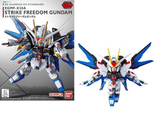 GUNDAM - SD Gundam Ex-Standard Strike Freedom Gundam - Zestaw modelarski