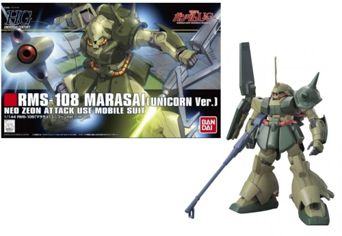GUNDAM - HGUC 1/144 Marasai (wersja z jednorożcem) - Zestaw modelarski