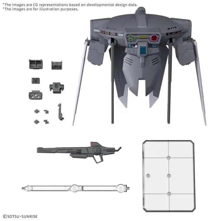 GUNDAM - ZESTAW CZĘŚCI OPCJONALNYCH GUNPLA 15 (CAVALIER AIFRID) - Zestaw modelarski