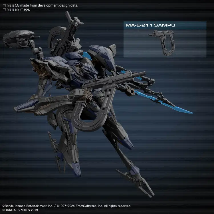 ARMORED CORE VI - Schneider Night Heron/40E Steel Haze - Zestaw modelarski