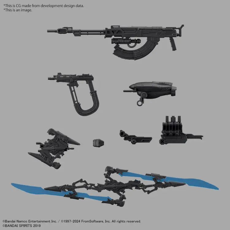 ARMORED CORE VI - Schneider Night Heron/40E Steel Haze - Zestaw modelarski