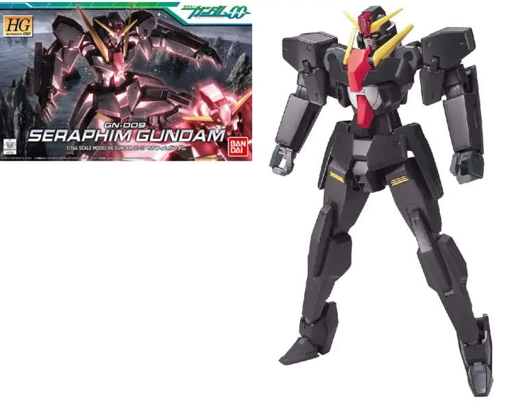 GUNDAM - HG 1/44 Seraphim Gundam - Zestaw modelarski - 13 cm