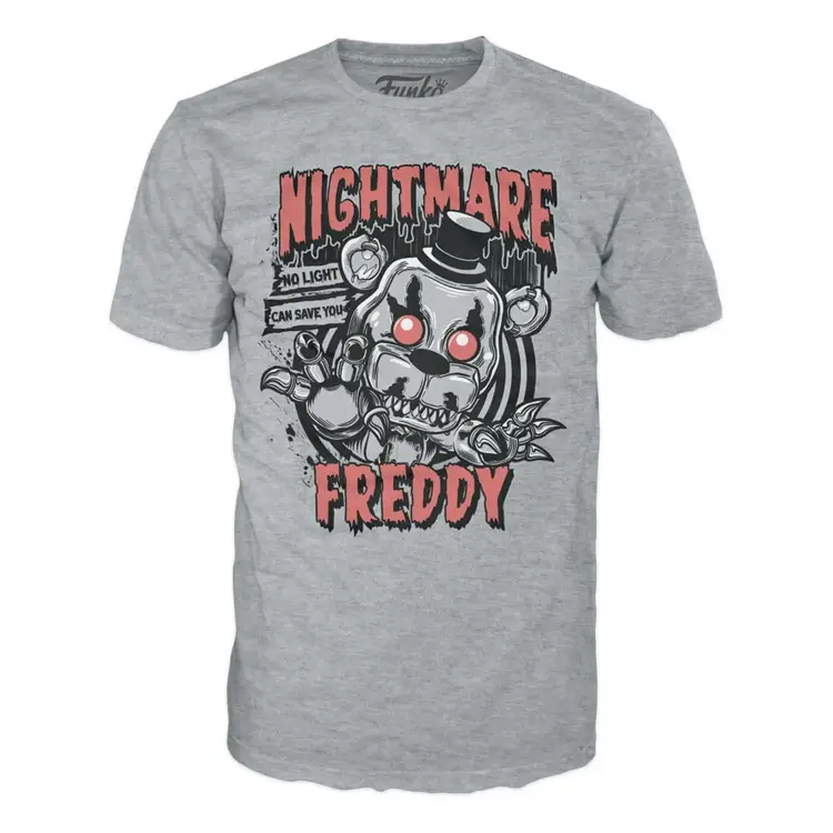 Funko POP! Nightmare Freddy GITD + T-Shirt XL -Five Nights at Freddy's #111