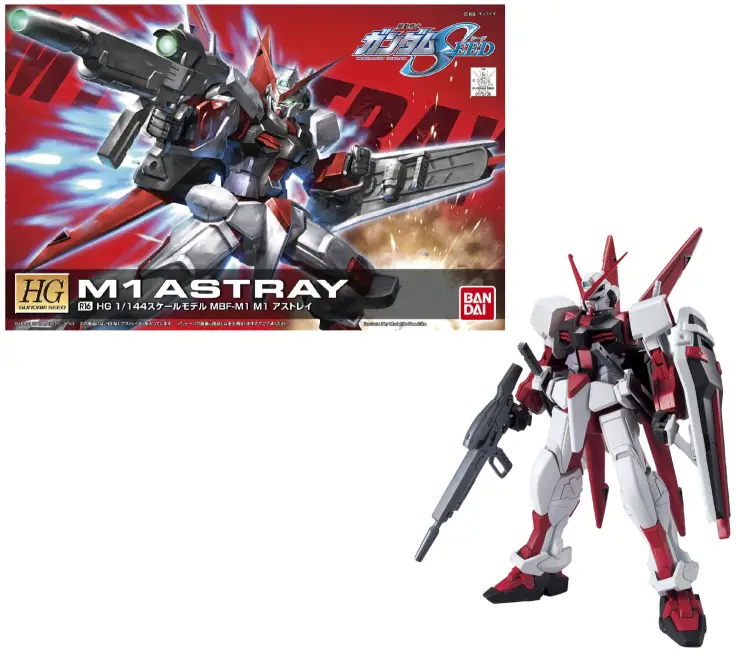 GUNDAM - Zestaw modelarski - HG 1/144 - R16 M1 Astray - 13cm