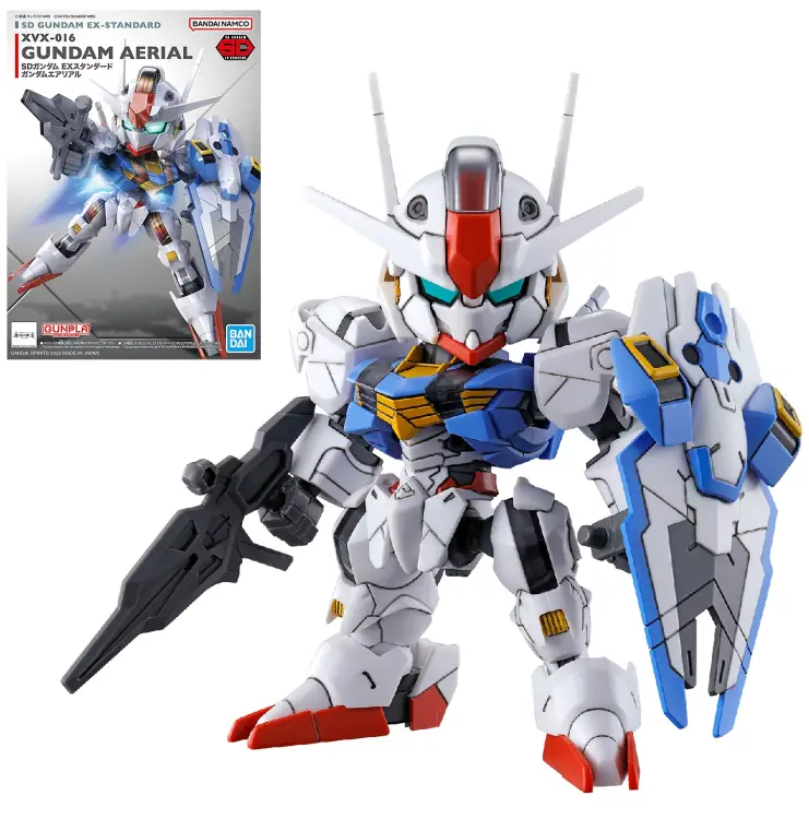 GUNDAM - SD Gundam Ex-Standard Gundam Aerial - Zestaw modelarski