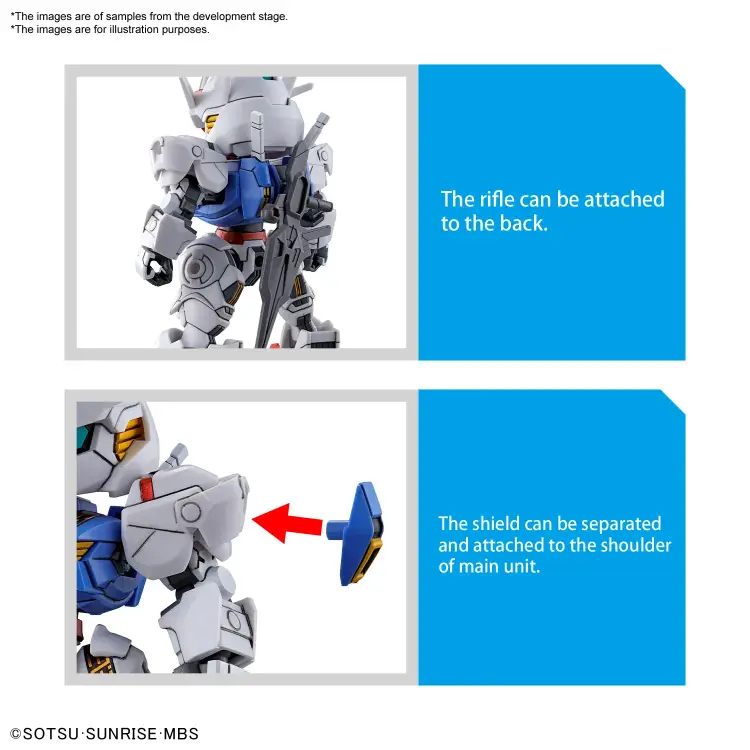 GUNDAM - SD Gundam Ex-Standard Gundam Aerial - Zestaw modelarski