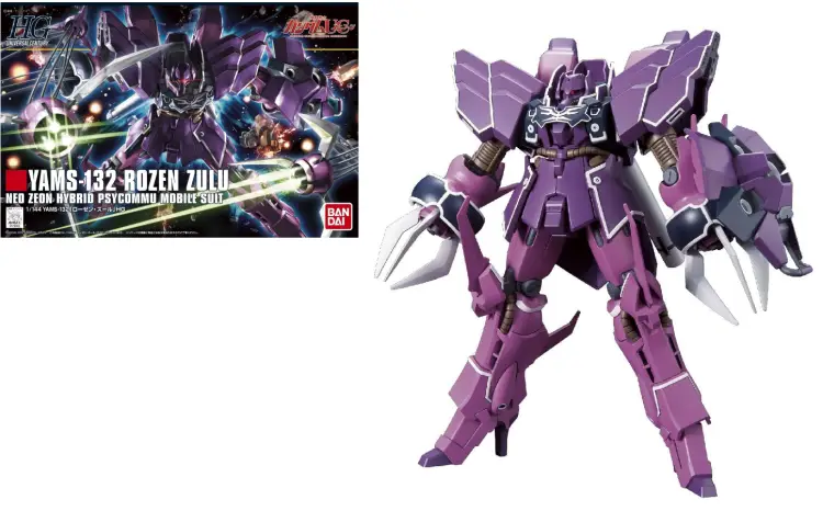 GUNDAM - 1/144 HGUC ROZEN ZULU - Zestaw modelarski