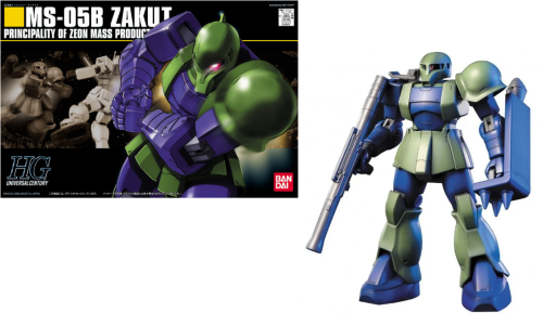 GUNDAM - HGUC 1/144 Zaku I - Zestaw modelarski