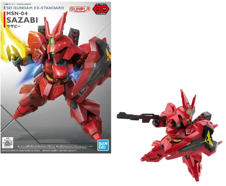 GUNDAM - SD EX Standard Sazabi Gundam SD - Zestaw modelarski