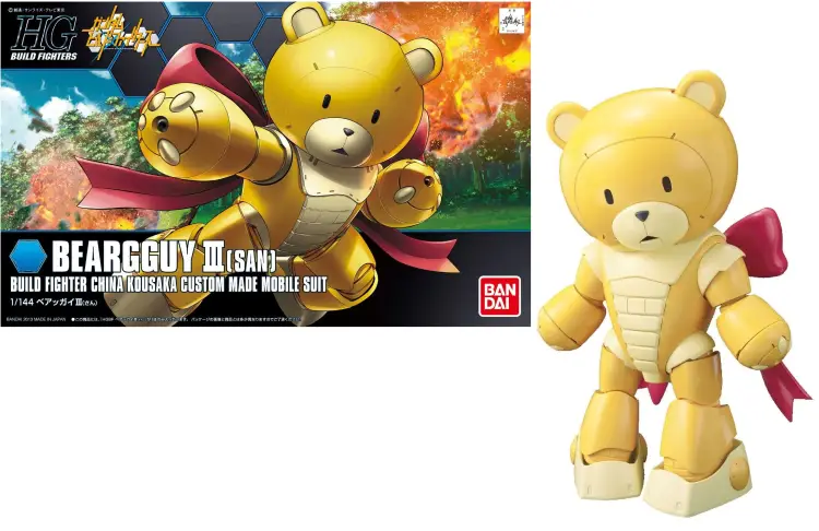 GUNDAM - HGBF 1/144 Beargguy III SAN China Kousaka Custom - Zestaw modelarski
