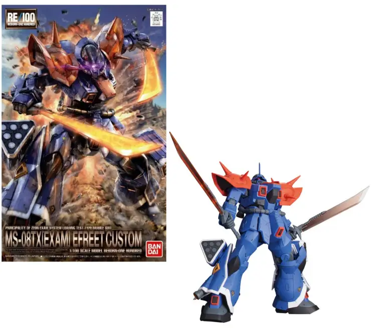 GUNDAM - RE/100 1/100 MS-08TX (Exam) Efreet Custom - Zestaw modelarski