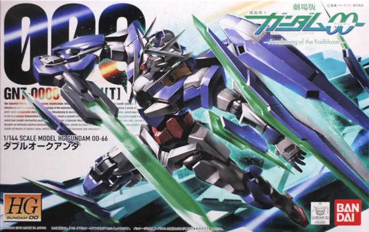 GUNDAM - HG OO QAN(T) Gundam 00-66 1/144 - Zestaw modelarski