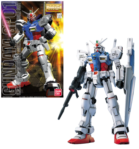 GUNDAM - MG 1/100 Gundam GP01 - Zestaw modelarski
