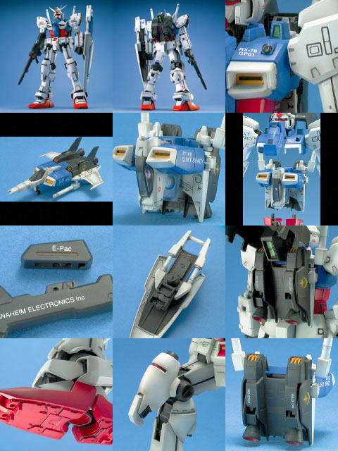 GUNDAM - MG 1/100 Gundam GP01 - Zestaw modelarski