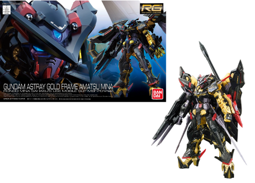 GUNDAM - RG 1/144 Gundam Astray Goldframe Amatsu Mina - Zestaw modelarski 13 cm