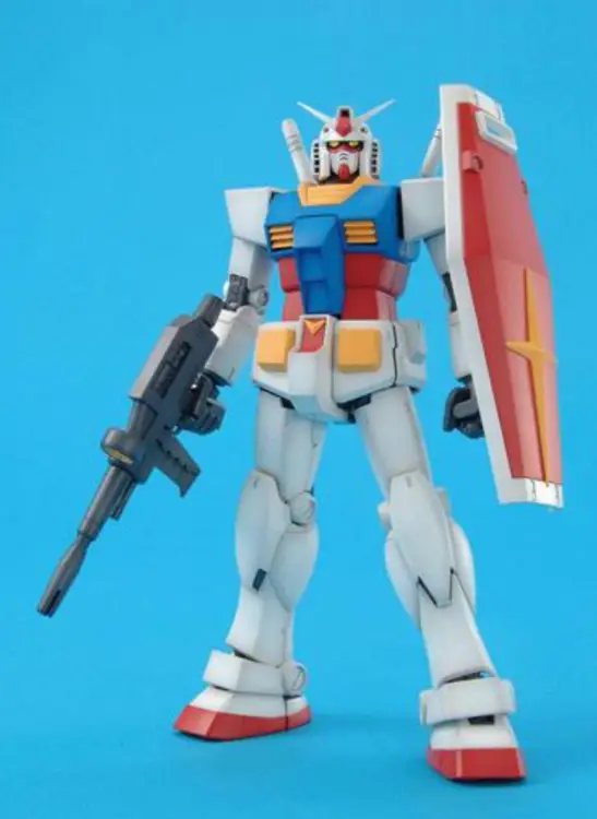GUNDAM - MG 1/100 Gundam RX-78-2 ver.2.0 - Zestaw modelarski - 18 cm