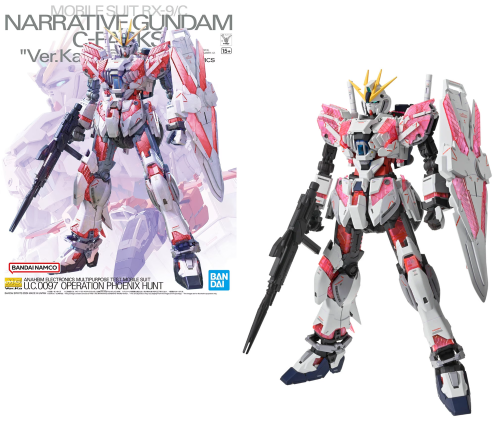 GUNDAM - MG 1/100 Narrative Gundam C-Packs Ver. Ka - Zestaw modelarski